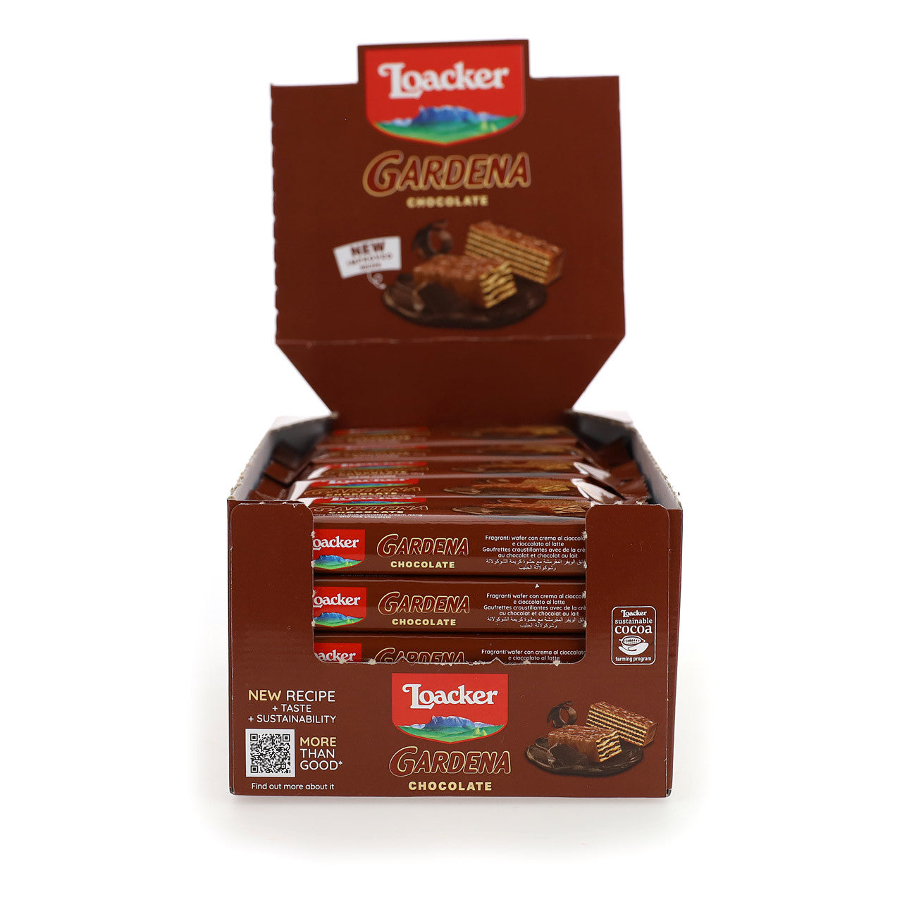 3x Loacker Gardena chocolate 38gr