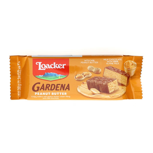 3x Loacker Gardena Peanut Butter 38gr