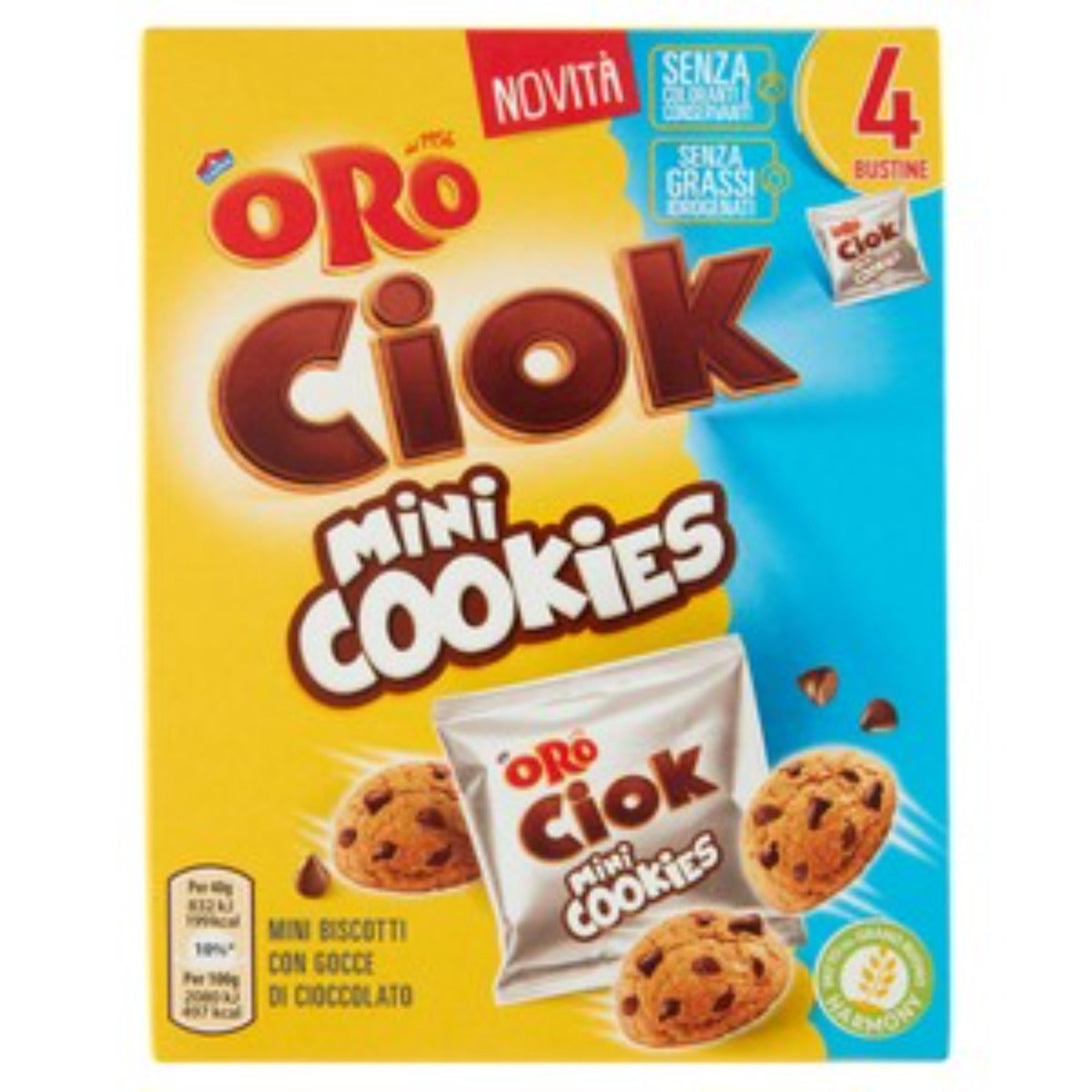 Oro Ciok Mini Cookies 4x40gr